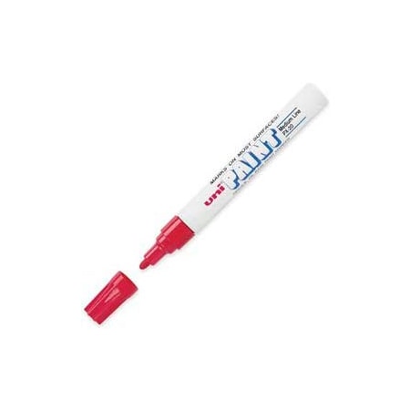 Sanford Sanford  Uni Paint Marker, Oil-Based, Medium, Red Ink 63602